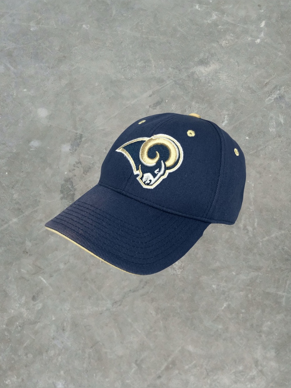 ☀️ Los Angeles Rams Baseball Cap Navy Blue OS St. Louis Rams Dad Hat